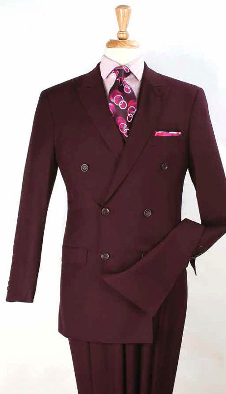 Iconic Burgundy Men's Suit